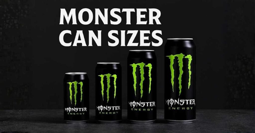 Monster Can Sizes