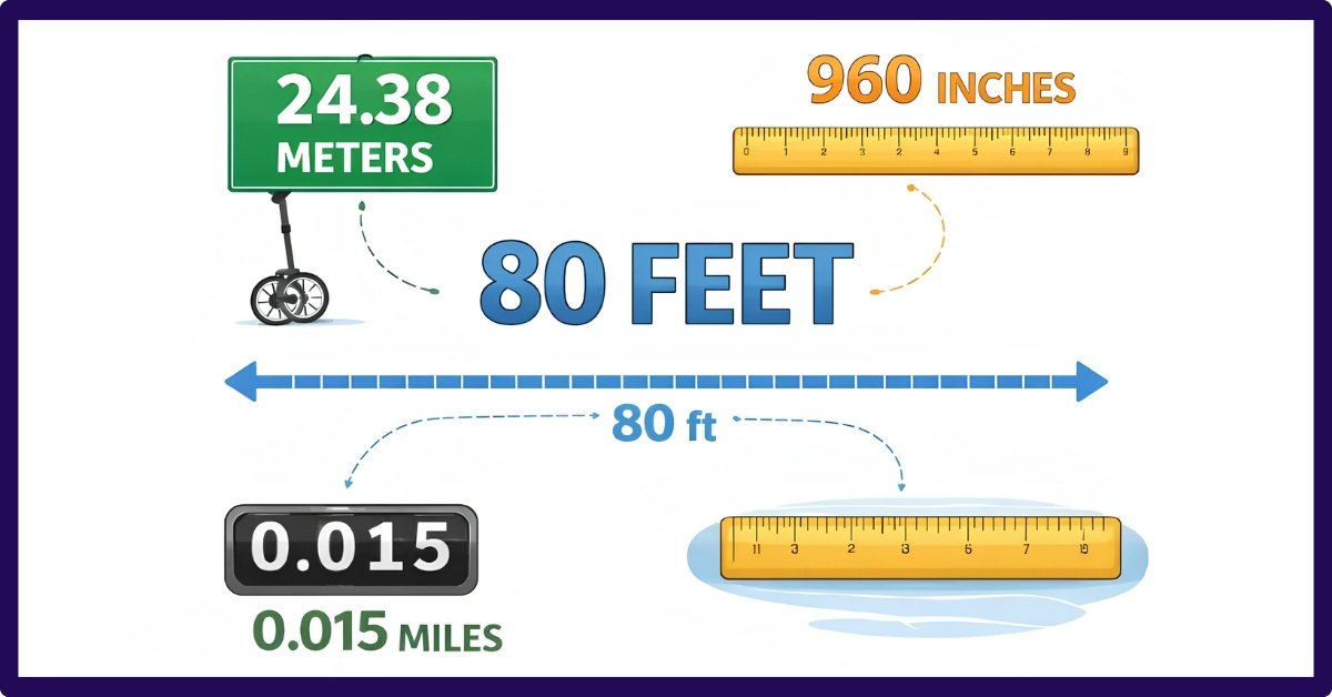 How Long Is 80 Feet: 9 Routine Things That Are 80 Feet Long