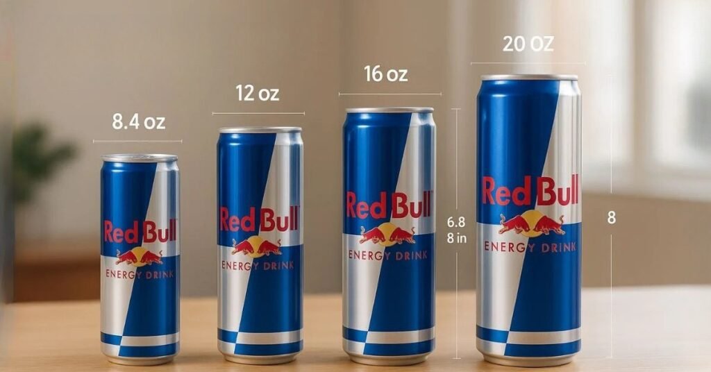 red bull can dimensions