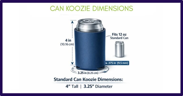 Can Koozie Dimensions: A Comprehensive Guide About Its Size, Height And Diameter