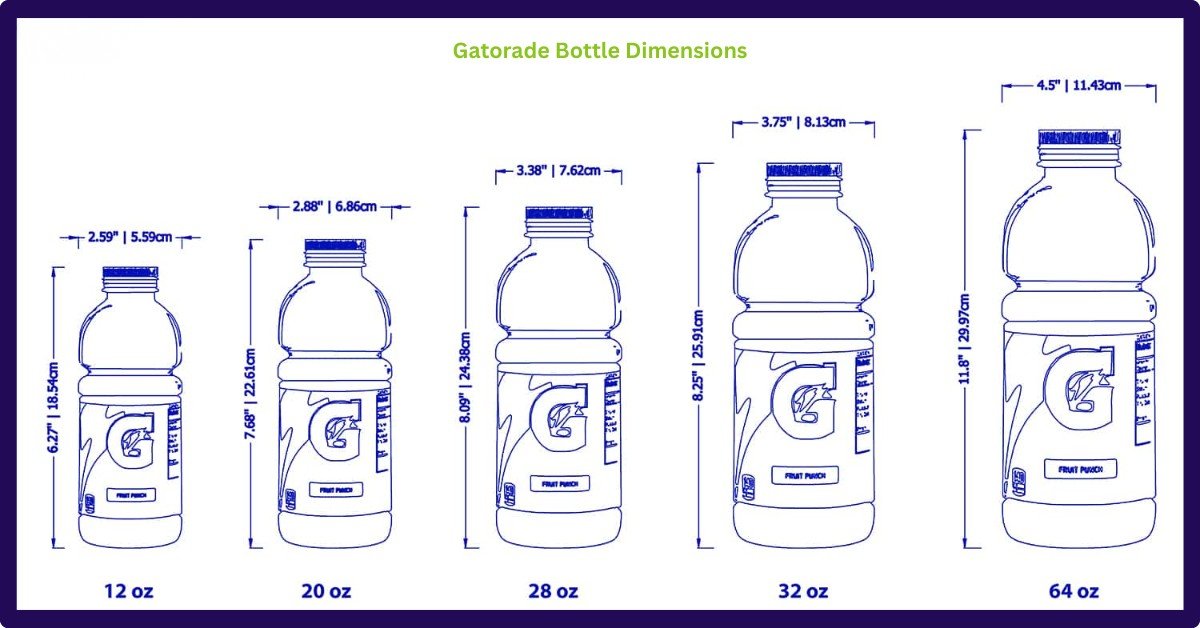 Gatorade Bottle Dimensions: A Complete Guide With Facts