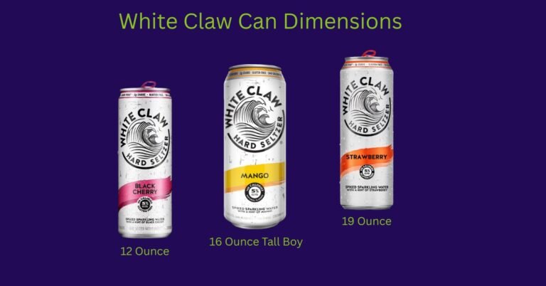 White Claw Can Dimensions: A Comprehensive Guide With Facts