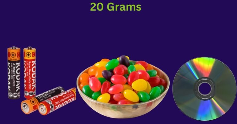 20 Grams: A Comprehensive Guide With Things That Weigh 20 Grams