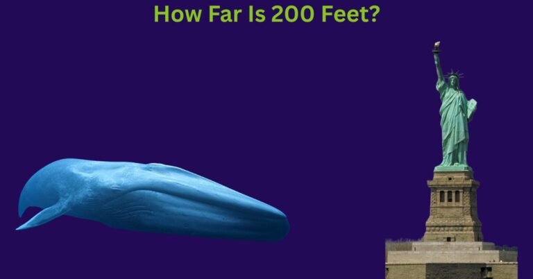 How Far Is 200 Feet: A Comprehensive Guide With Facts And Real Life Examples