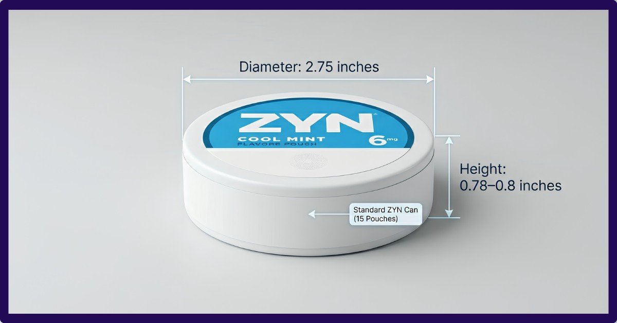 ZYN Can Dimensions: A Complete Guide About Its Height And Diameter