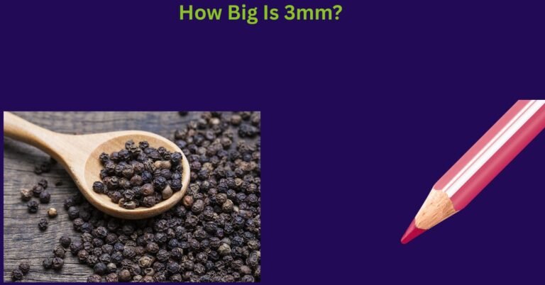 How Big Is 3mm? List Of Most Common Things That Are 3mm