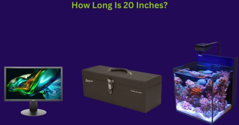 How Long Is 20 Inches? 13 Most Common Things That Are 20 Inches
